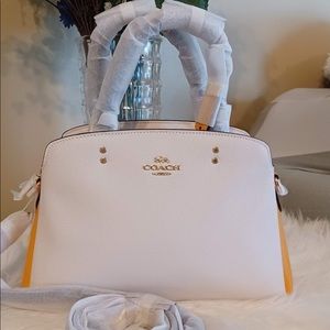 COACH Mini Lillie Carryall In Colorblock MUSTARD YELLOW MULTI